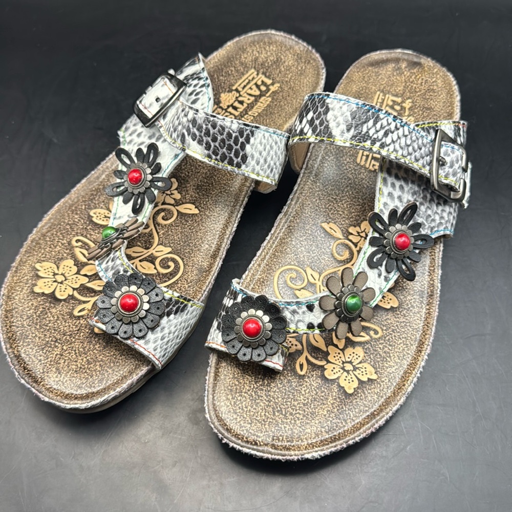 L'Artiste Spring Step Kindness Slide Sandals size 37